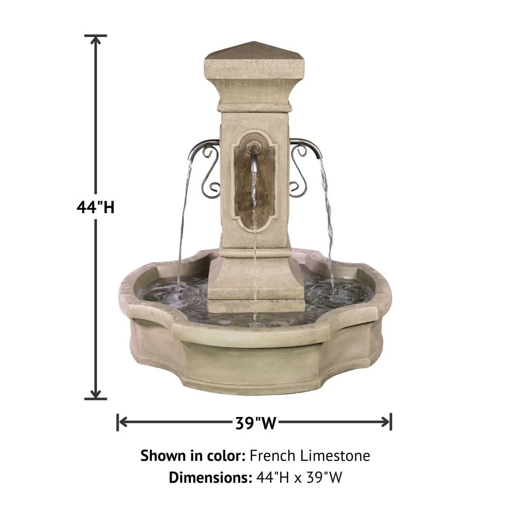 Giannini Garden San Pietro Outdoor Pond Fountain 1855C
