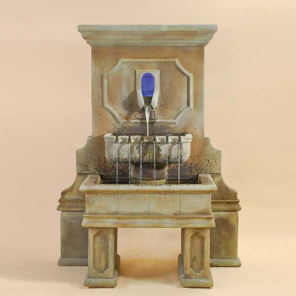 Giannini Garden Savonna Outdoor Wall Fountain with Legs 1546
