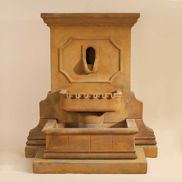 Giannini Garden Savonna Outdoor Wall Fountain with Step 1547
