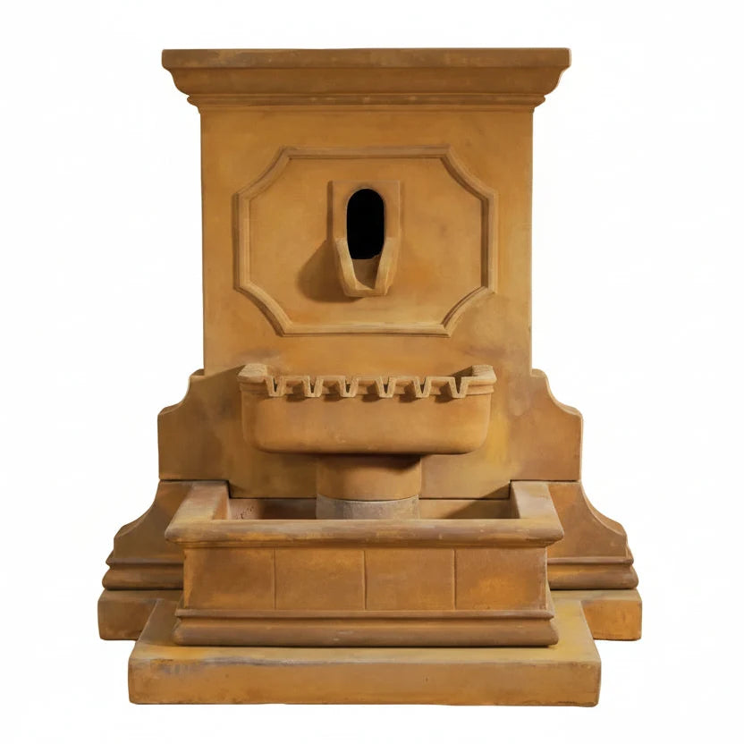 Giannini Garden Savonna Outdoor Wall Fountain with Step 1547