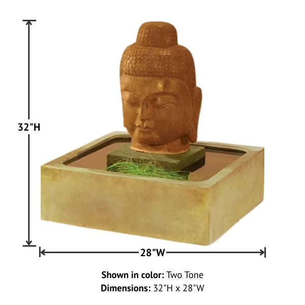 Giannini Garden Serene Buddha Outdoor Fountain 1478