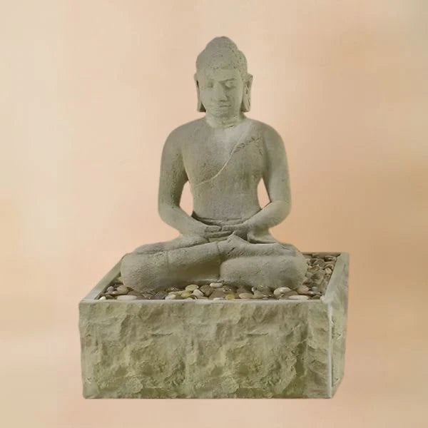Giannini Garden Sitting Buddha Outdoor Water Fountain 1421