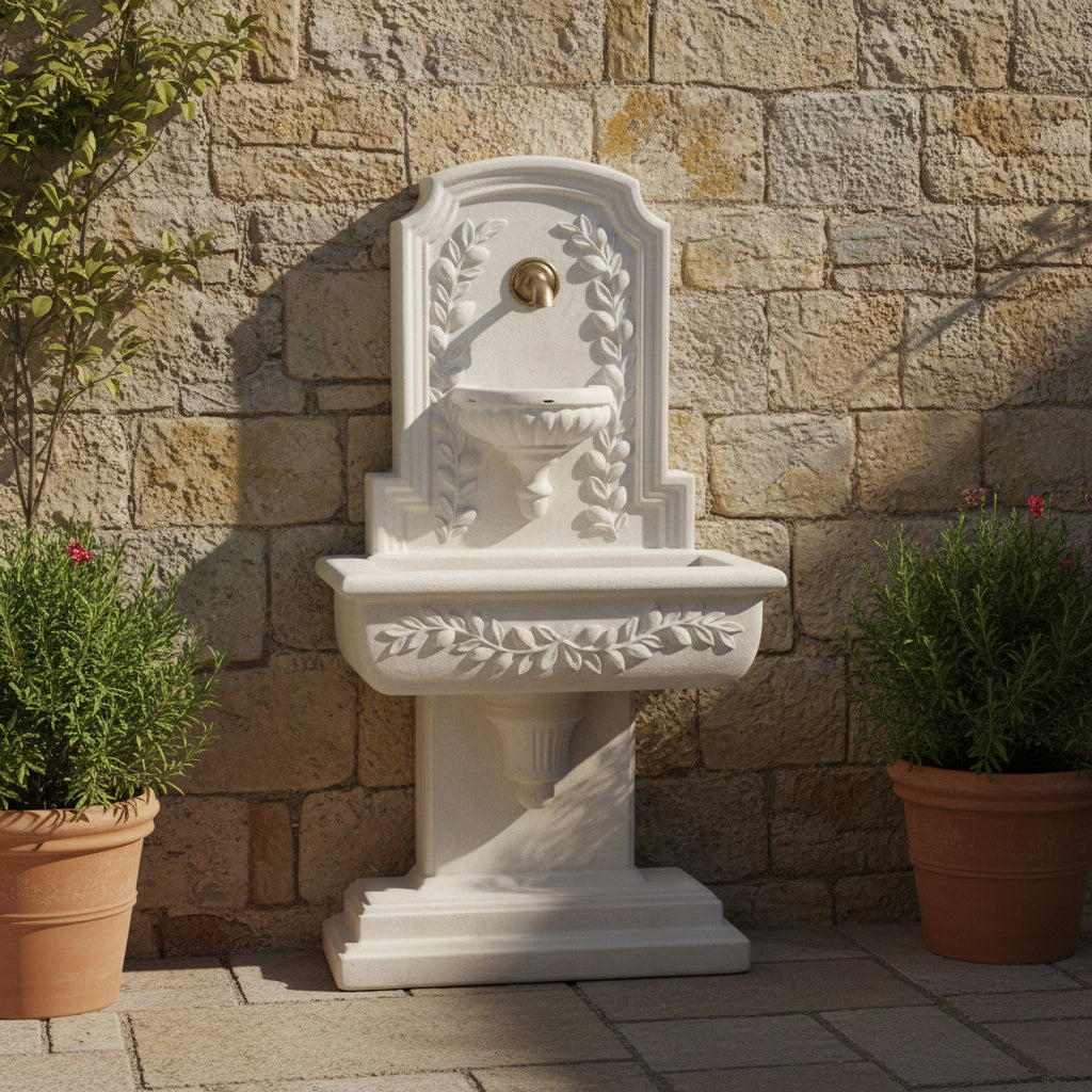 Giannini Garden Sorrentine Outdoor Wall Fountain For Spout 1190