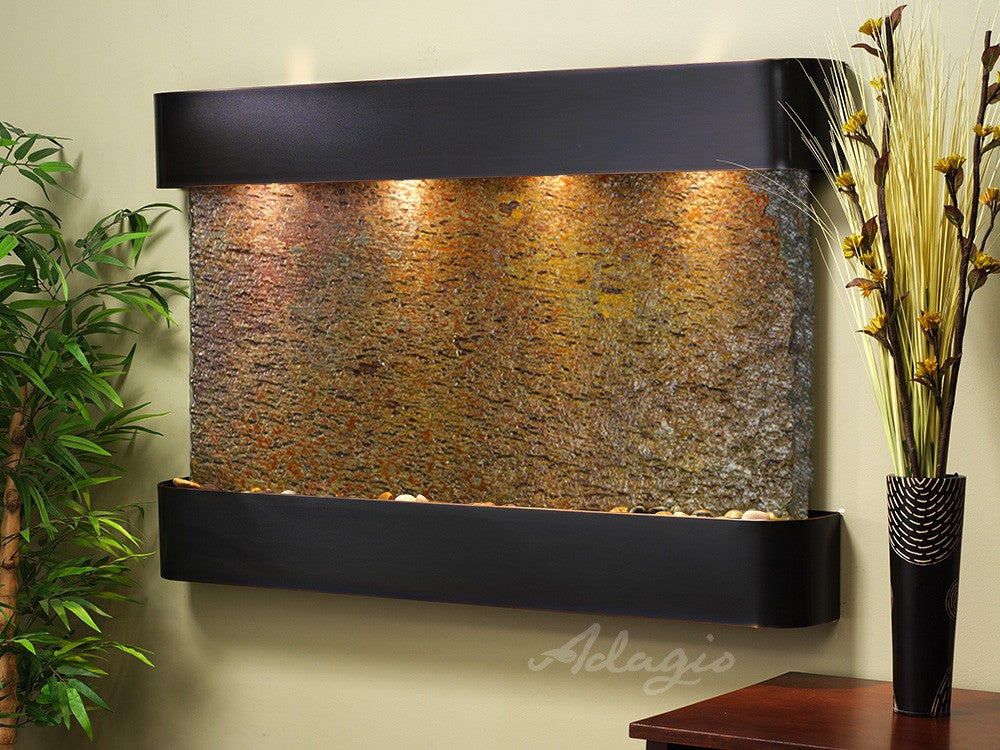 Adagio Sunrise Springs 35"H x 52"W Indoor Wall Fountain