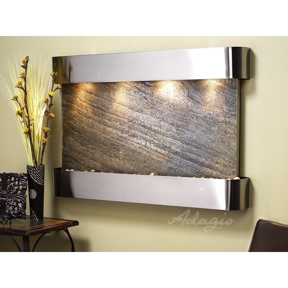 Adagio Sunrise Springs 35"H x 52"W Indoor Wall Fountain