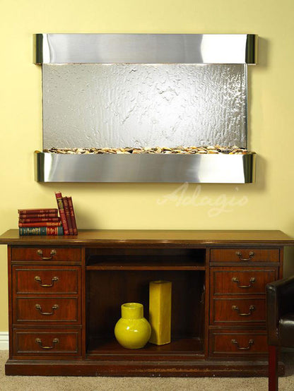 Adagio Sunrise Springs 35"H x 52"W Indoor Wall Fountain