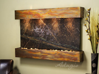 Adagio Sunrise Springs 35"H x 52"W Indoor Wall Fountain
