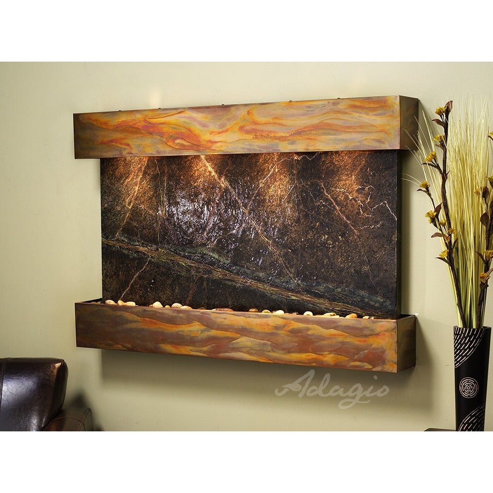 Adagio Sunrise Springs 35"H x 52"W Indoor Wall Fountain