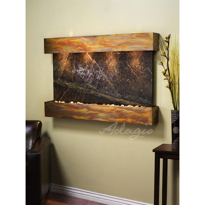 Adagio Sunrise Springs 35"H x 52"W Indoor Wall Fountain