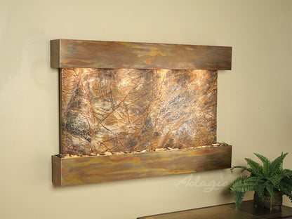 Adagio Sunrise Springs 35"H x 52"W Indoor Wall Fountain