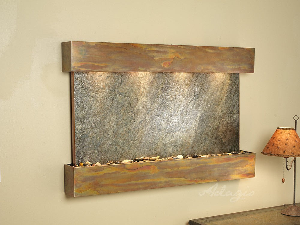 Adagio Sunrise Springs 35"H x 52"W Indoor Wall Fountain