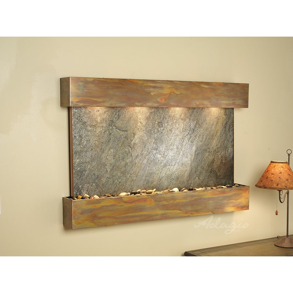Adagio Sunrise Springs 35"H x 52"W Indoor Wall Fountain