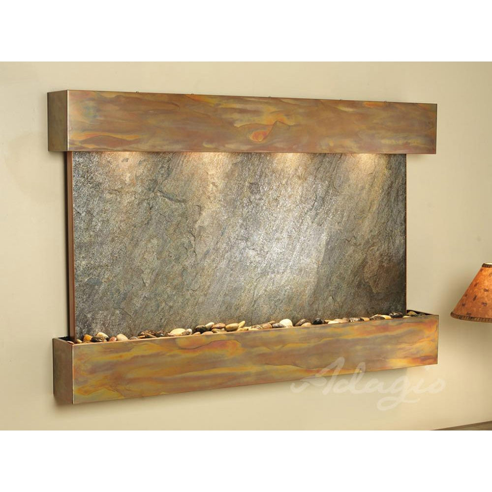 Adagio Sunrise Springs 35"H x 52"W Indoor Wall Fountain