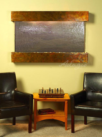 Adagio Sunrise Springs 35"H x 52"W Indoor Wall Fountain