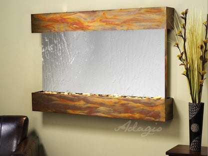 Adagio Sunrise Springs 35"H x 52"W Indoor Wall Fountain