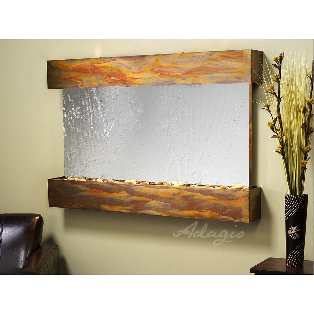Adagio Sunrise Springs 35"H x 52"W Indoor Wall Fountain