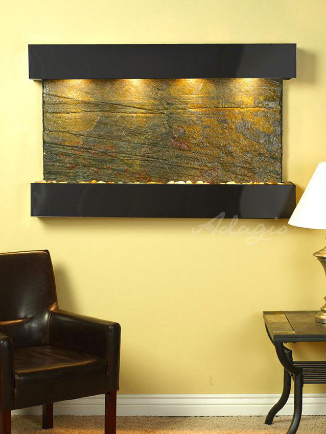 Adagio Sunrise Springs 35"H x 52"W Indoor Wall Fountain