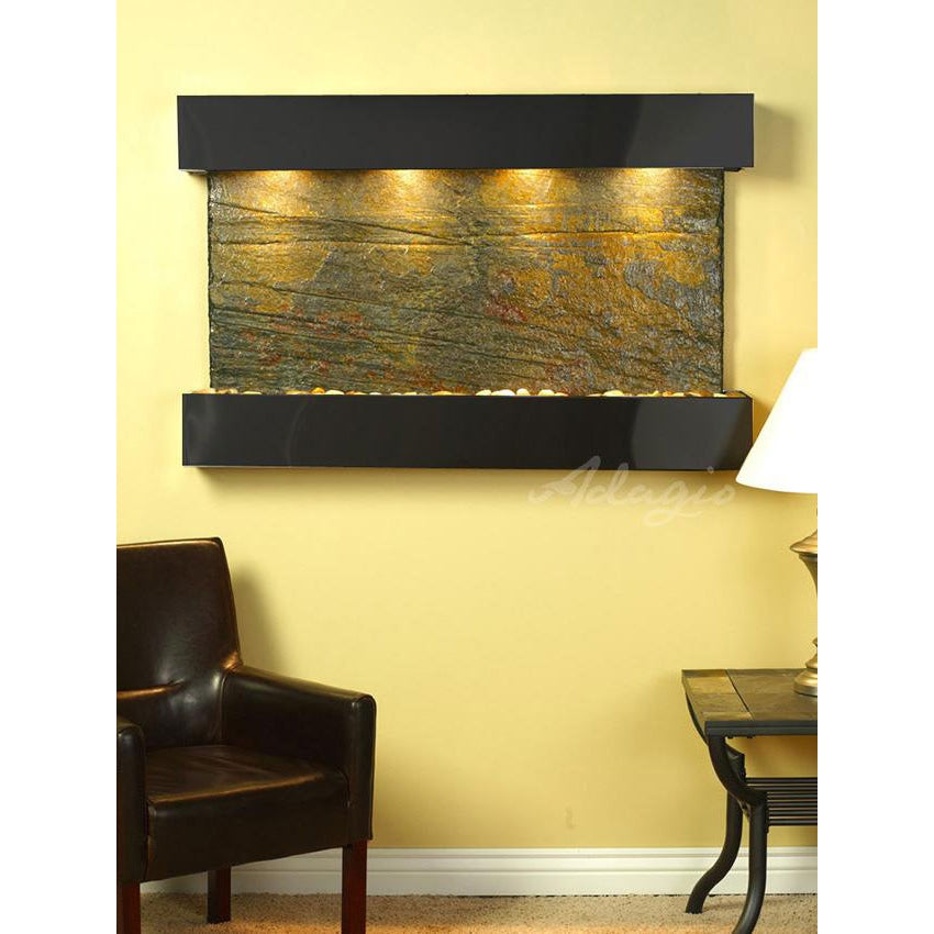 Adagio Sunrise Springs 35"H x 52"W Indoor Wall Fountain