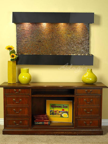 Adagio Sunrise Springs 35"H x 52"W Indoor Wall Fountain