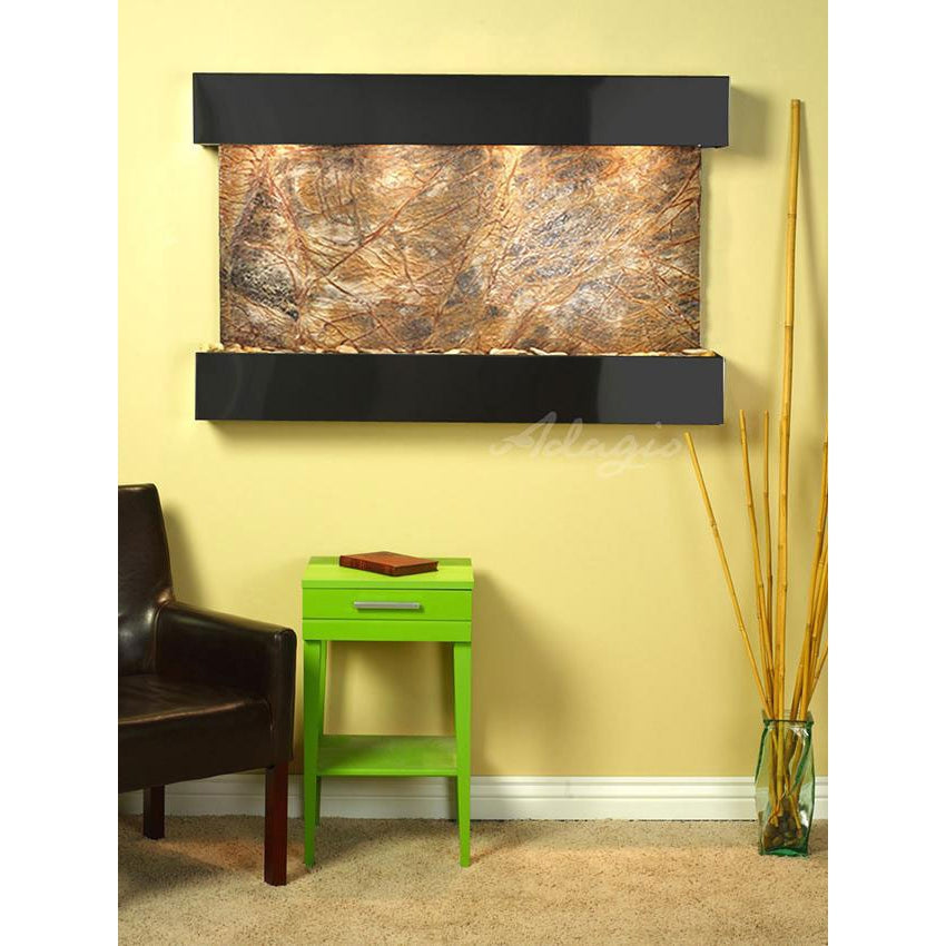 Adagio Sunrise Springs 35"H x 52"W Indoor Wall Fountain