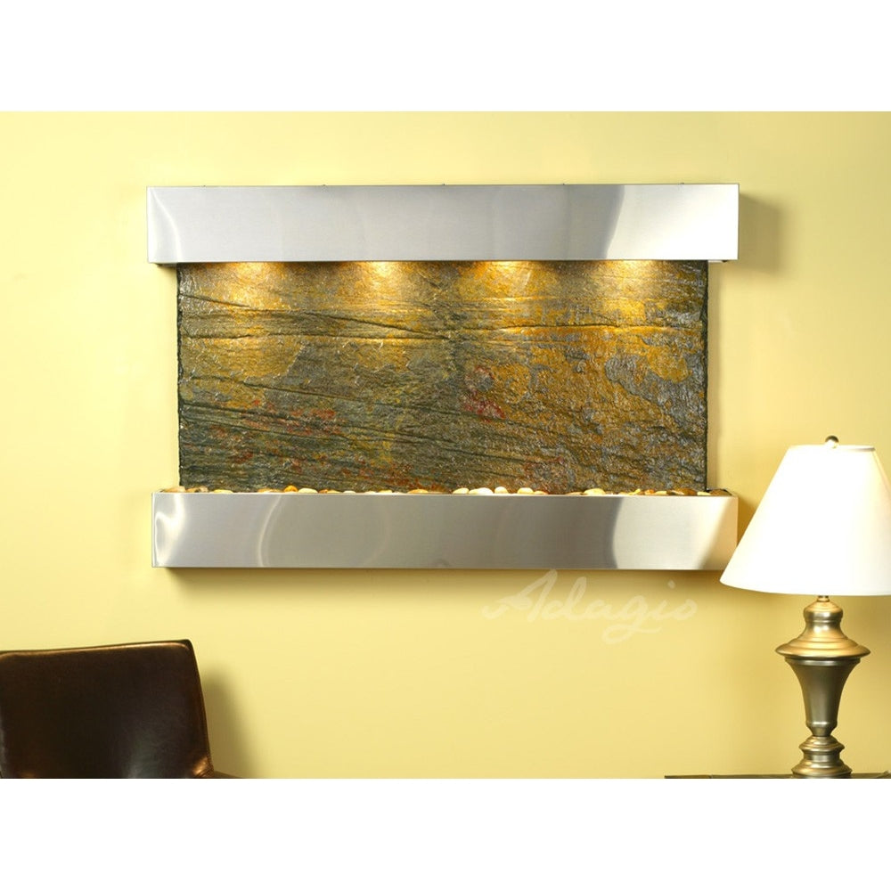 Adagio Sunrise Springs 35"H x 52"W Indoor Wall Fountain