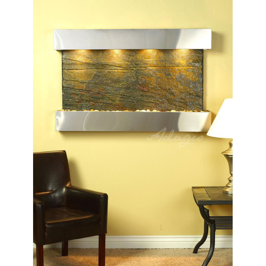 Adagio Sunrise Springs 35"H x 52"W Indoor Wall Fountain