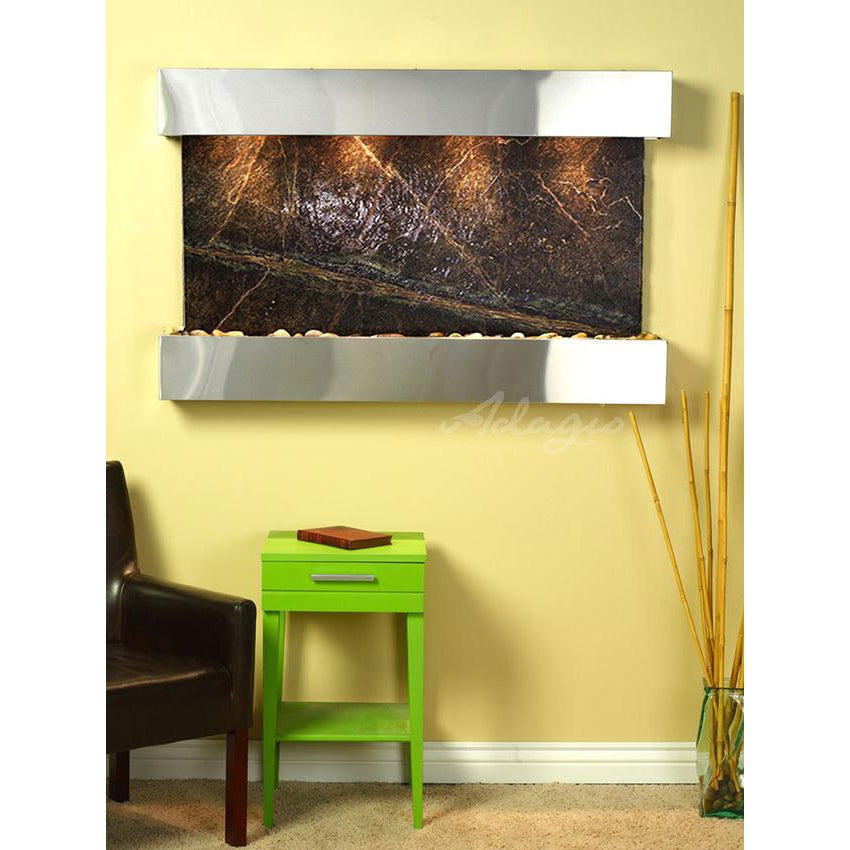 Adagio Sunrise Springs 35"H x 52"W Indoor Wall Fountain