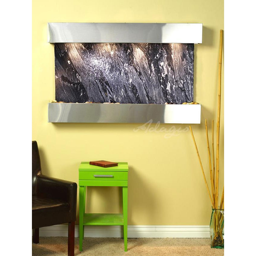 Adagio Sunrise Springs 35"H x 52"W Indoor Wall Fountain