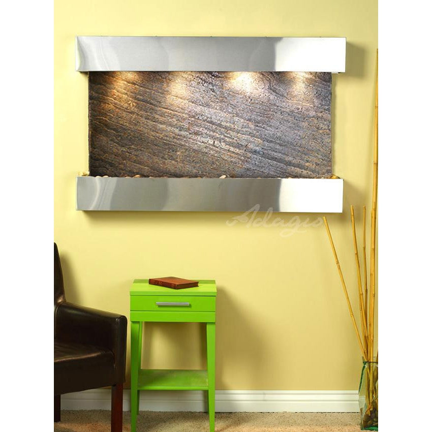 Adagio Sunrise Springs 35"H x 52"W Indoor Wall Fountain