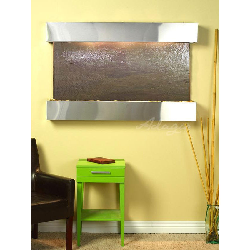 Adagio Sunrise Springs 35"H x 52"W Indoor Wall Fountain
