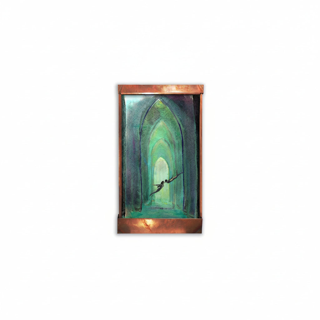 Cameron Harvey Sunken Cathedral 48″ H x 28″ W Indoor Wall Fountain