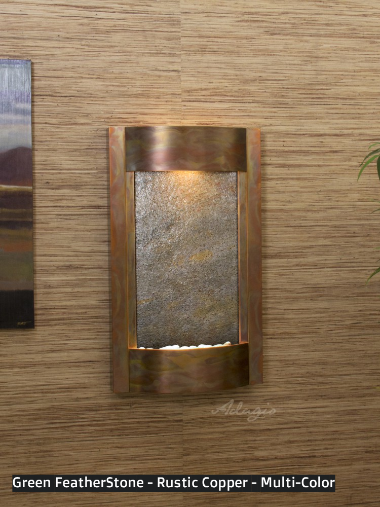 Adagio Serene Waters 36"H x 21"W Indoor Wall Fountain SWA1011