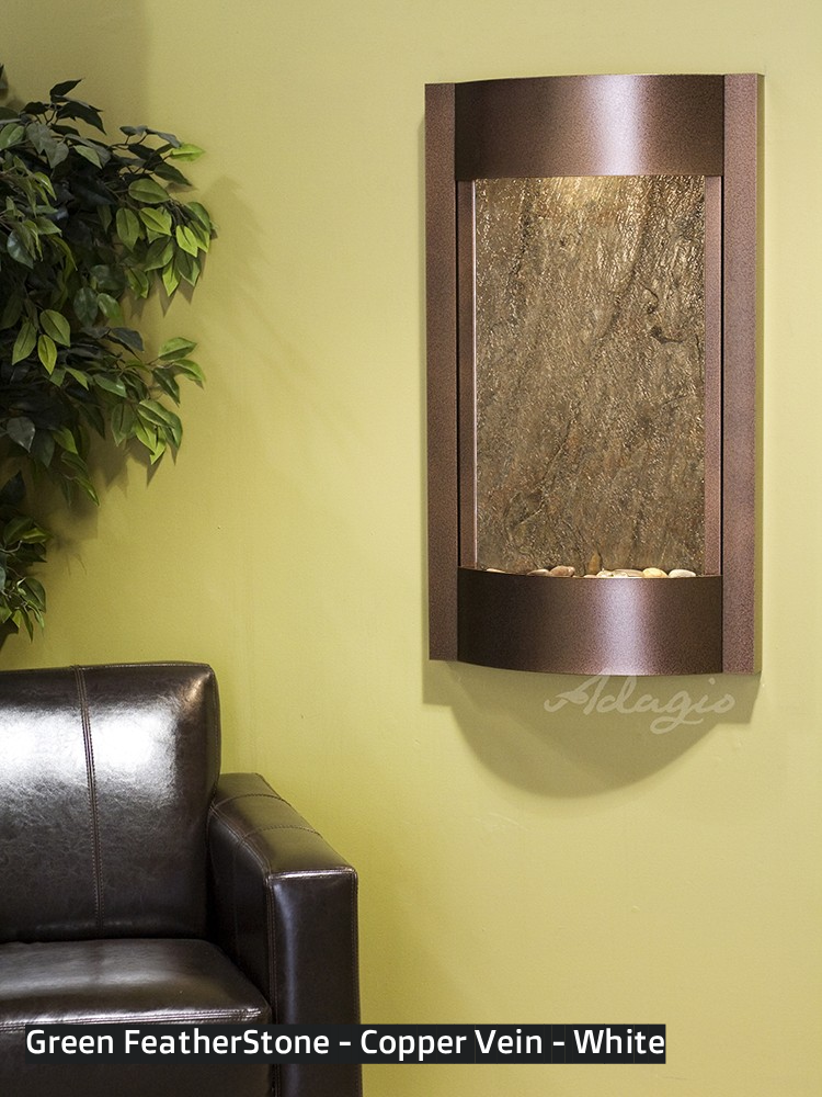 Adagio Serene Waters 36"H x 21"W Indoor Wall Fountain SWA1011