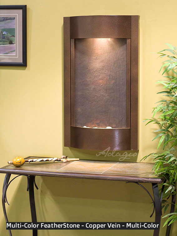 Adagio Serene Waters 36"H x 21"W Indoor Wall Fountain SWA1011