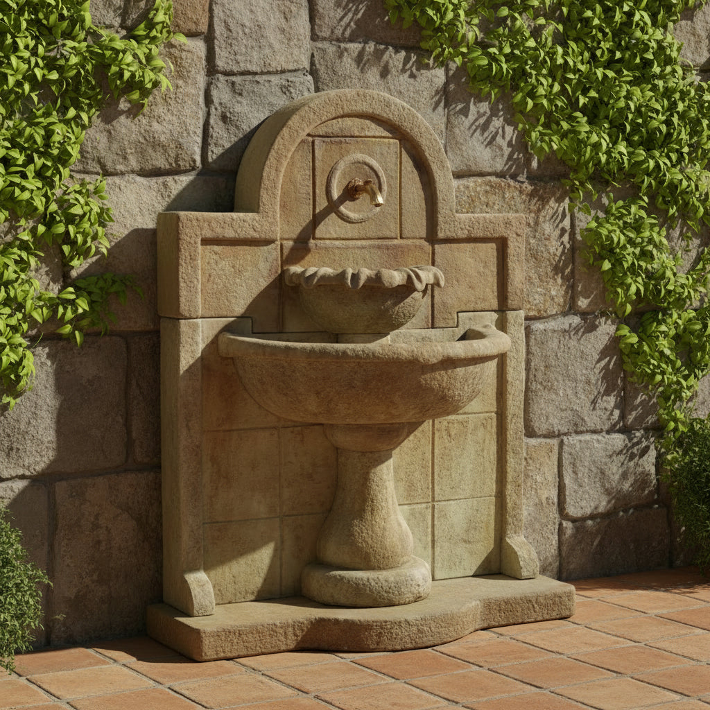 Giannini Garden Terme Del Foro Outdoor Wall Fountain For Spout 1136C