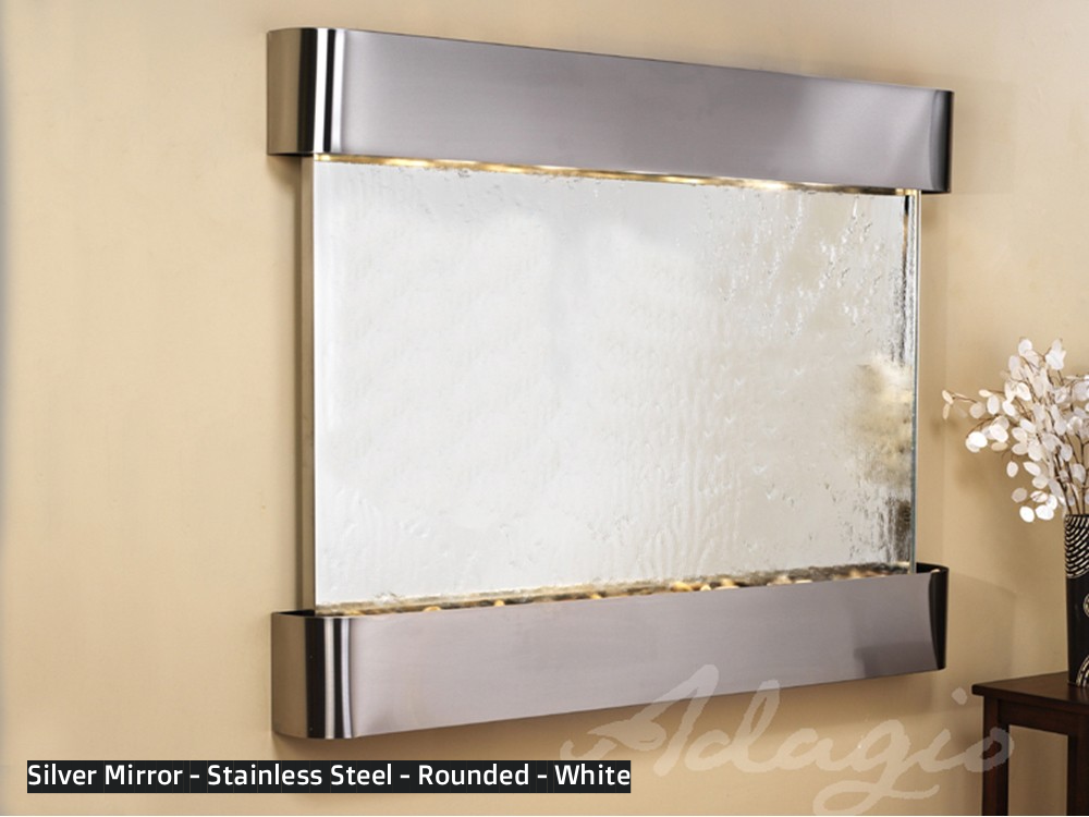 Adagio Teton Falls 45" H x 61” W Indoor Water Wall Fountain TFR1012