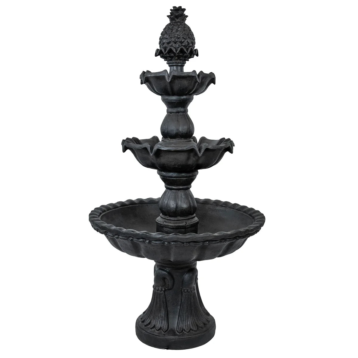 Sunnydaze 57" Welcome 3-Tier Outdoor Water Fountain FC-73018
