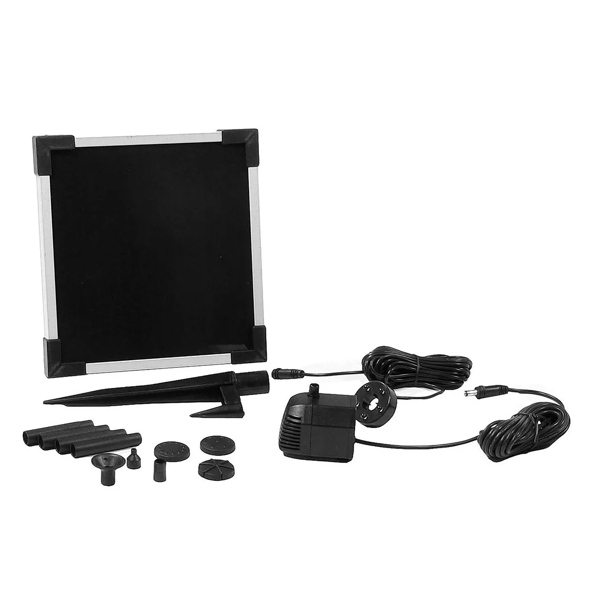 Sunnydaze 65 GPH 36" Head Solar Pump and Panel Kit with Battery Pack SL-P103E -INV