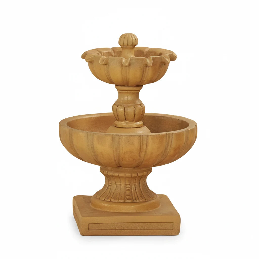 Giannini Garden Urbino Two Tier Outdoor Water Fountain 1097