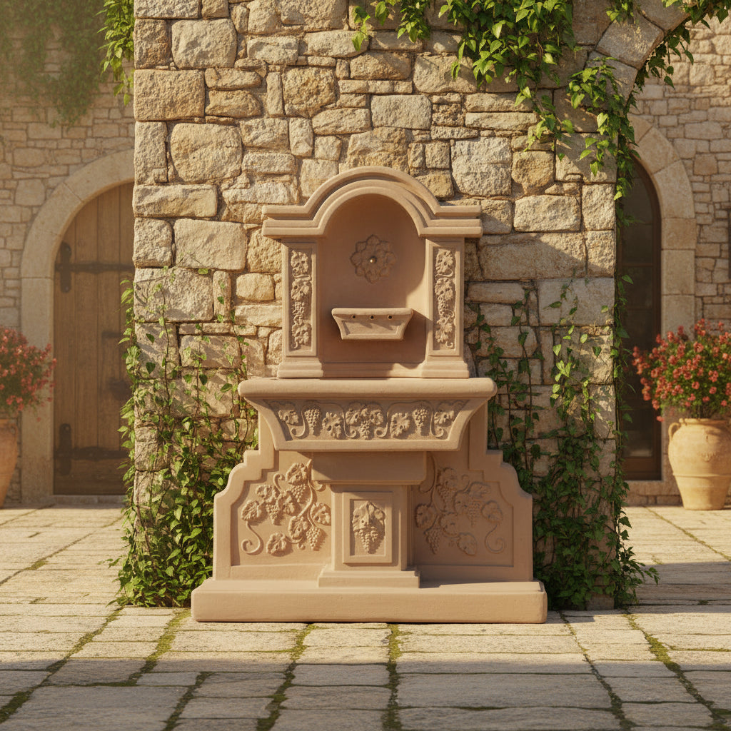 Giannini Garden Uva Outdoor Wall Fountain 1225