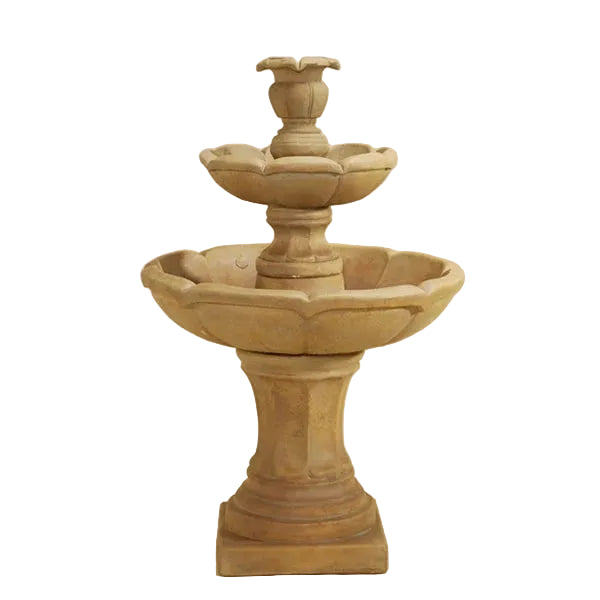Giannini Garden Velia Small Two Tier Outdoor Water Fountain 1623