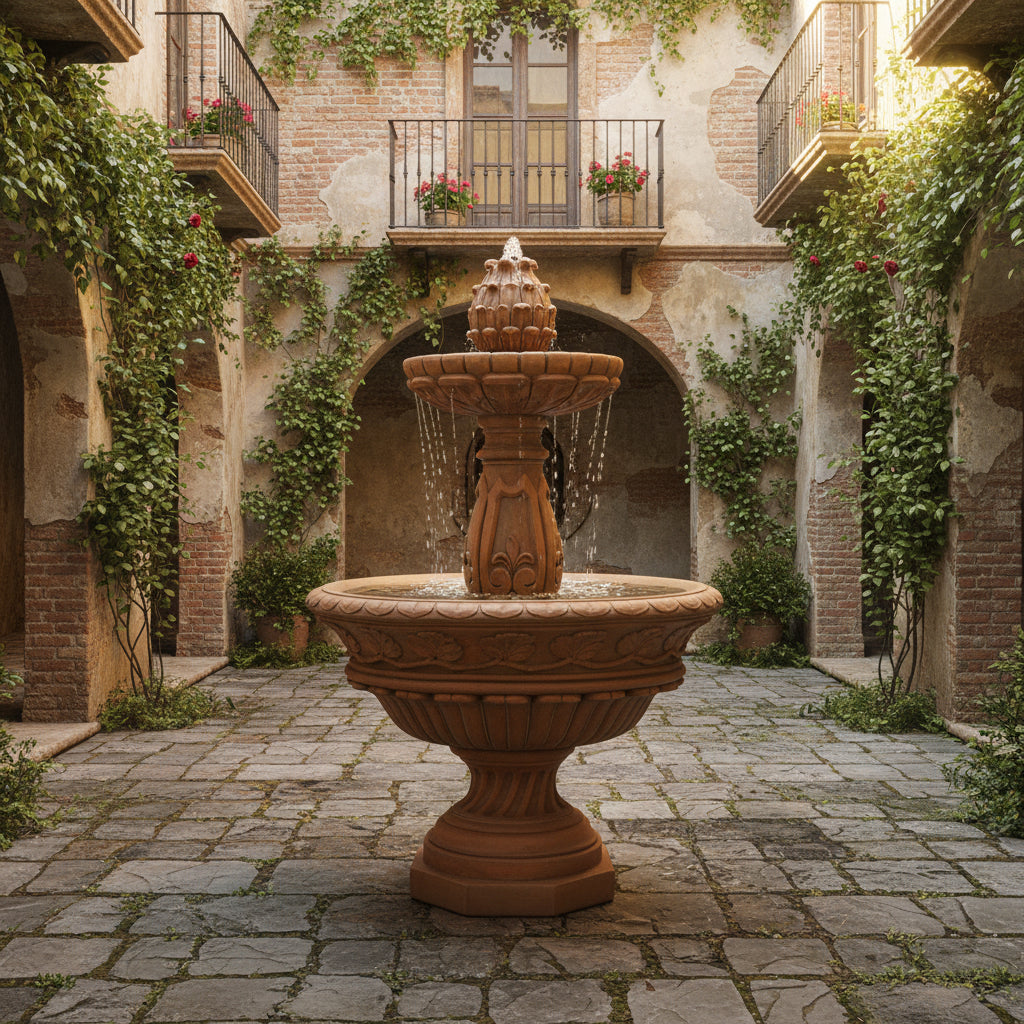 Giannini Garden Verona Tiered Outdoor Water Fountain 192