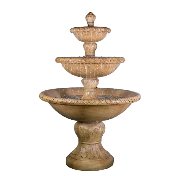 Giannini Garden Verona Three Tier Outdoor Water Fountain 1843