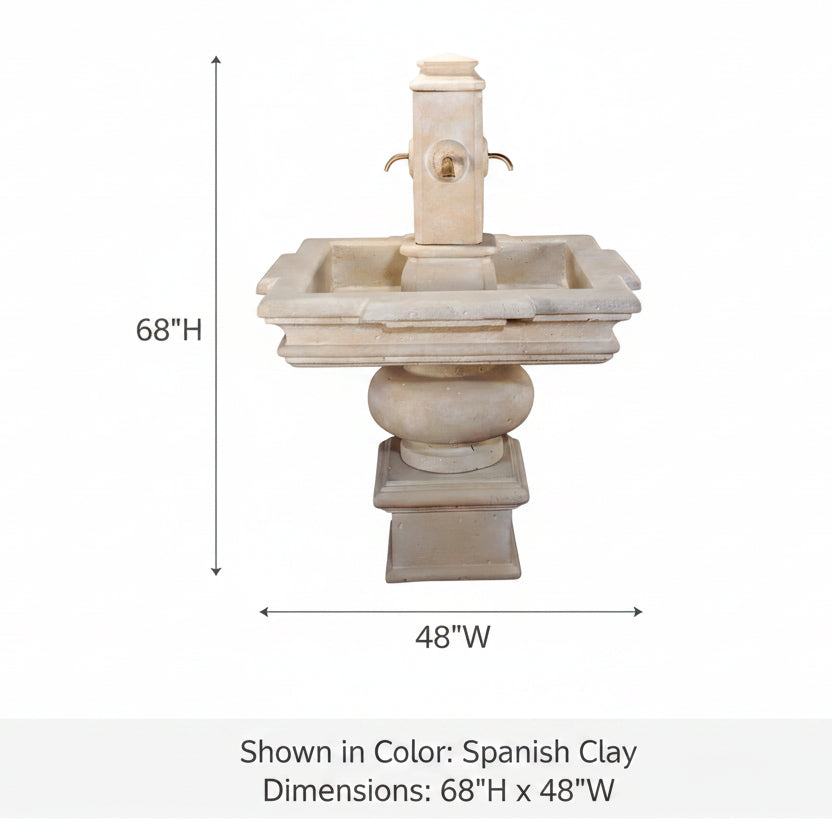 Giannini Garden Versilia Outdoor Water Fountain For Spout 1091C