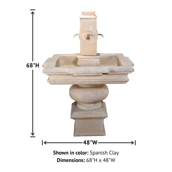 Giannini Garden Versilia Outdoor Water Fountain For Spout 1091C