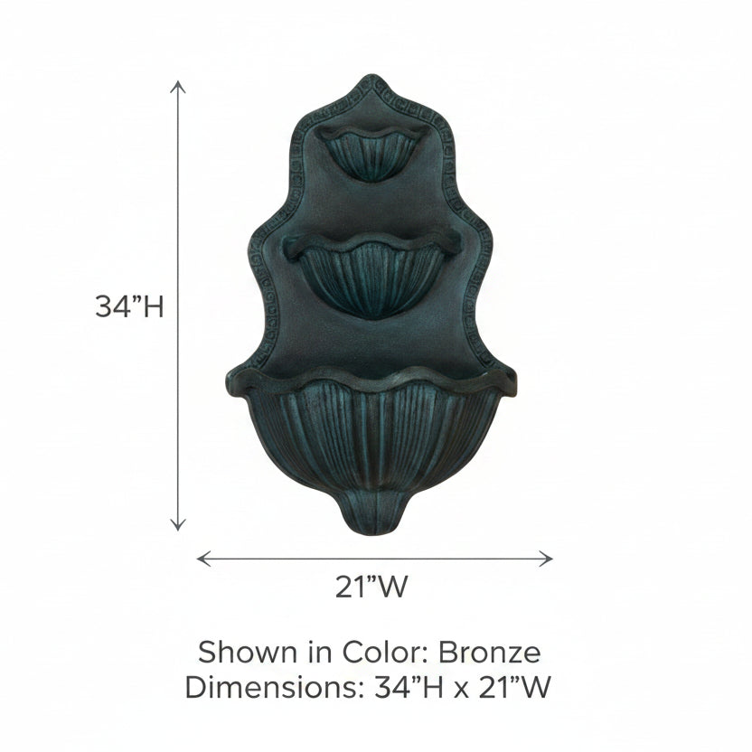 Giannini Garden Vicentina Outdoor Wall Fountain 111