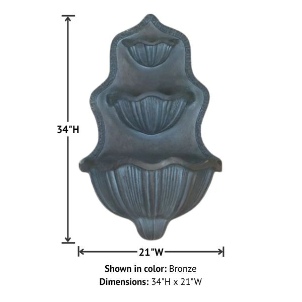 Giannini Garden Vicentina Outdoor Wall Fountain 111
