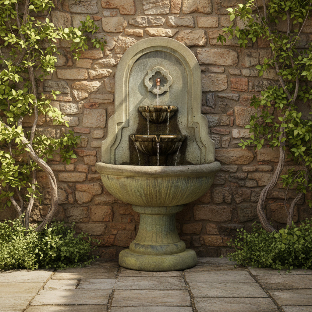 Giannini Garden Villanueva Outdoor Wall Fountain 1839