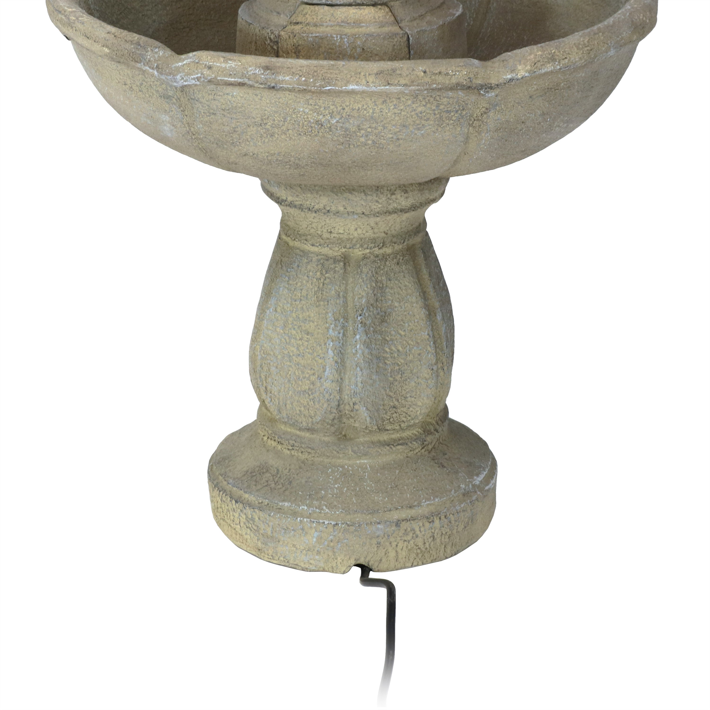 Sunnydaze 35" H Birds' Delight Outdoor Water Fountain with Pump