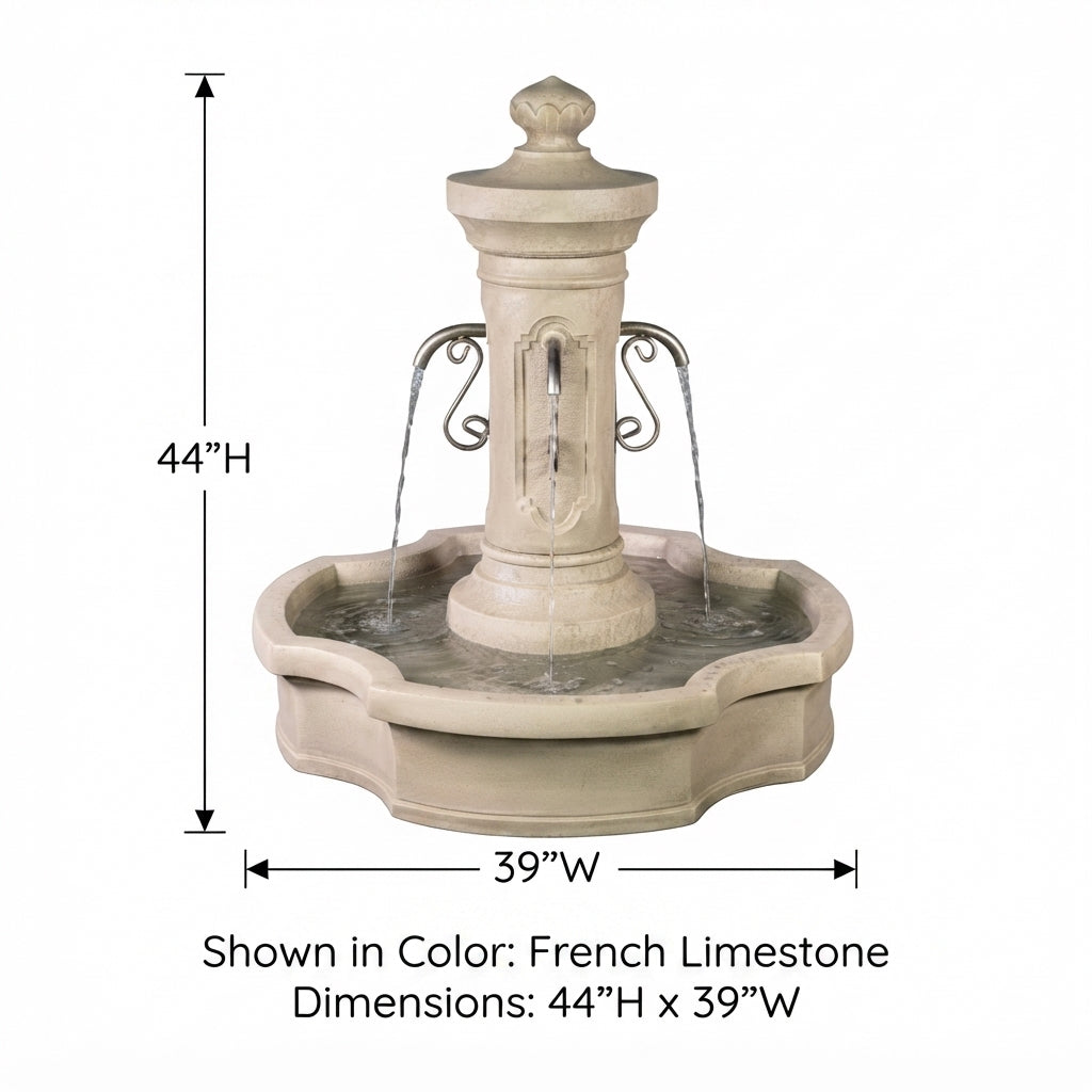 Giannini Garden Amalfi Outdoor Pond Fountain 1854